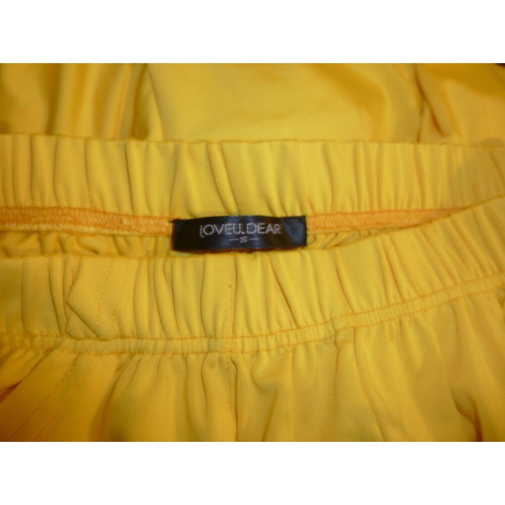 Yellow Silky Shorts